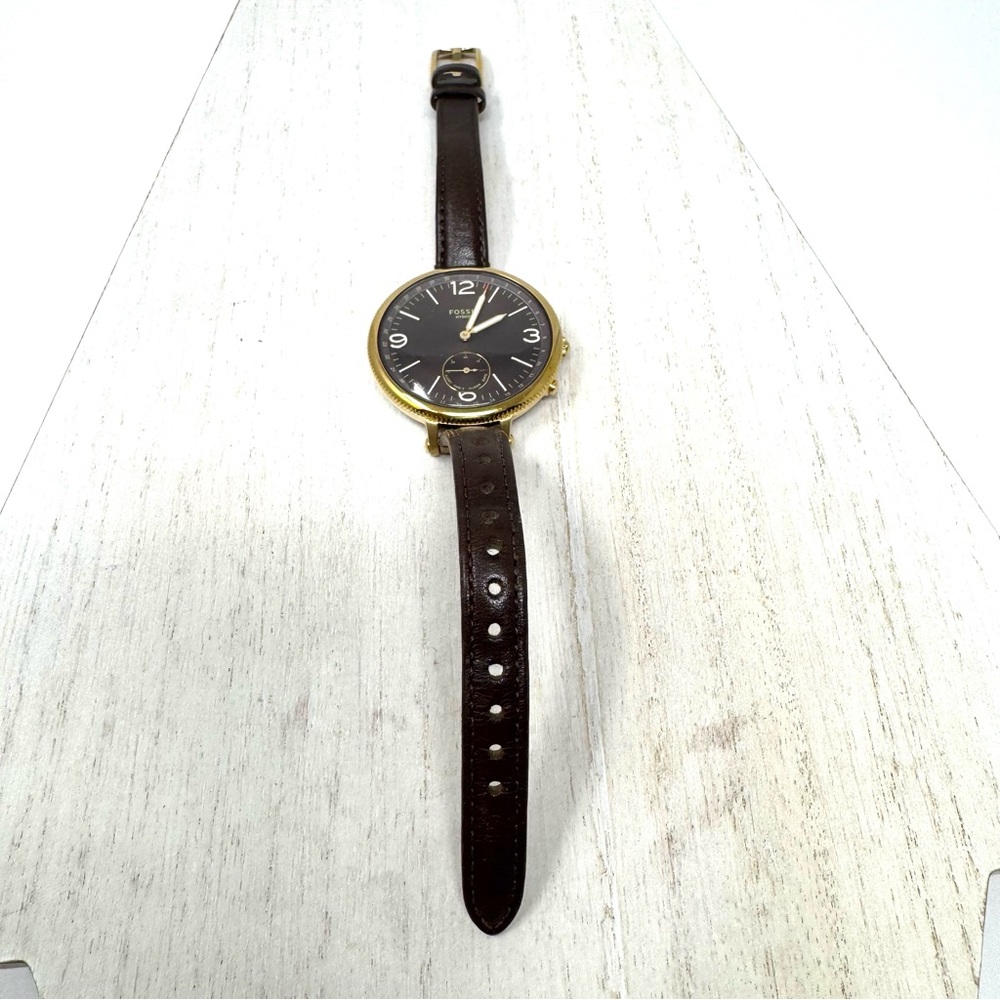 FOSSIL Hybrid watch, leather Fossil watch band - Picture 9 of 13